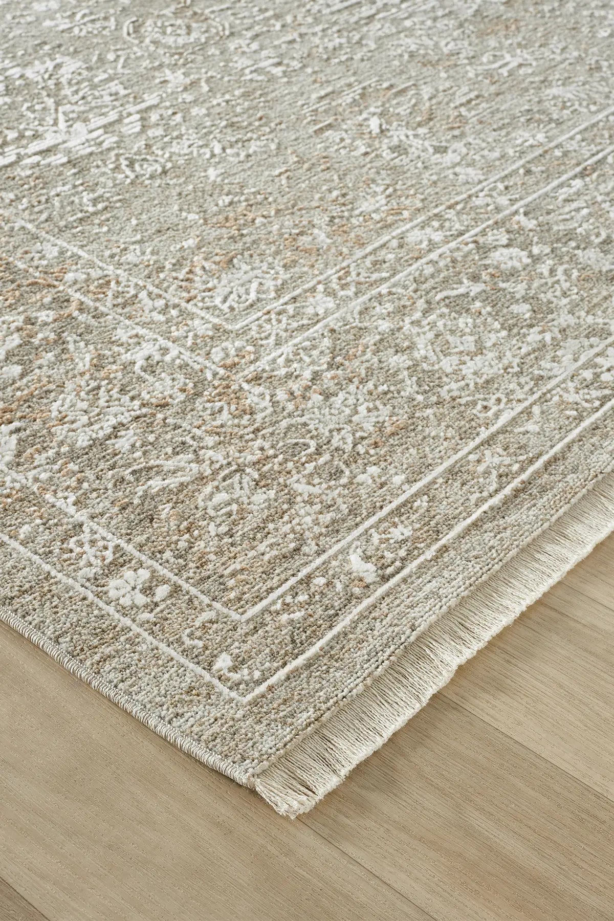 Gri Yalın Dokuma Naturel Minimalist Halı - 1301GN