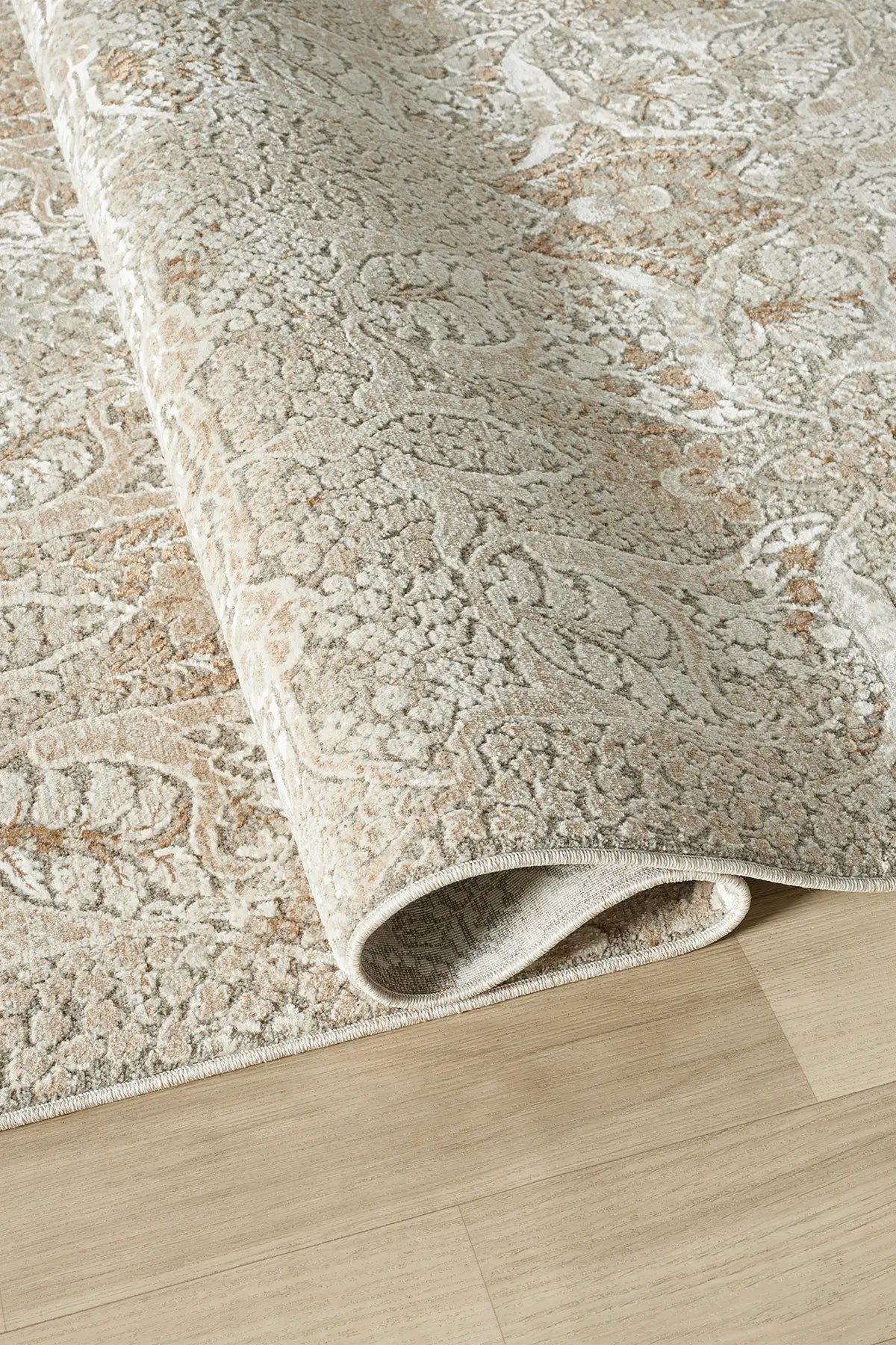 Gri Yalın Dokuma Naturel Minimalist Halı - 1302GN