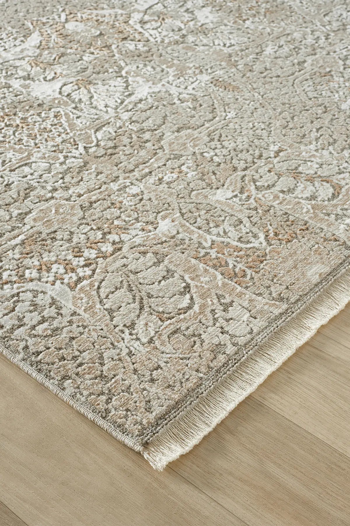 Gri Yalın Dokuma Naturel Minimalist Halı - 1302GN