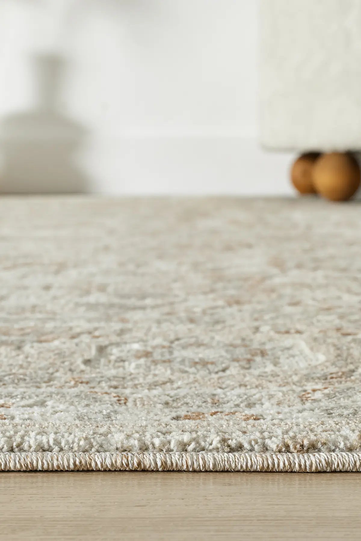 Krem Yalın Dokuma Naturel Minimalist Halı - 1303KN