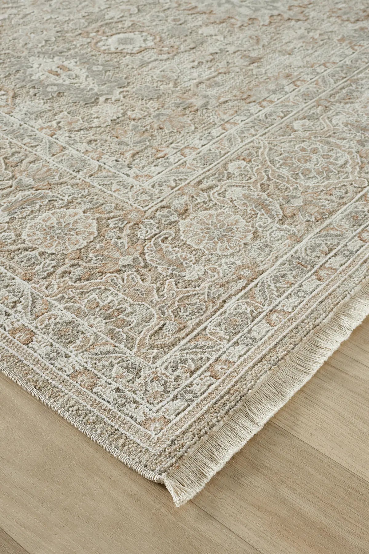 Krem Yalın Dokuma Naturel Minimalist Halı - 1303KN