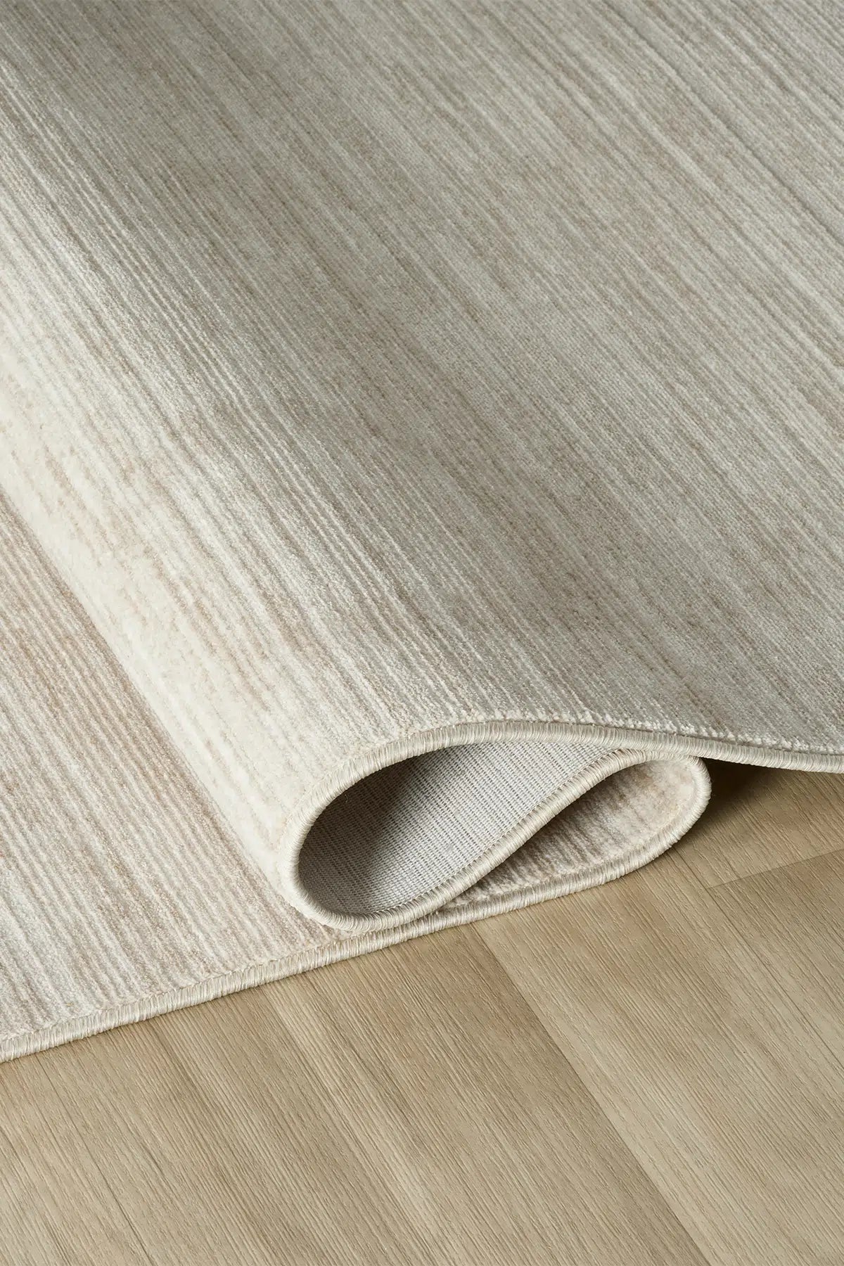 Krem Çizgili Dokuma Dayanıklı Modern Halı - 3301KO