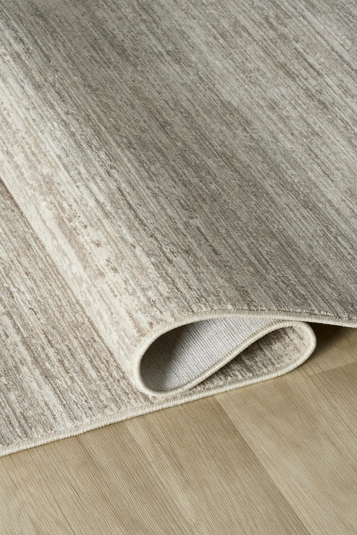 Gri Çizgili Dokuma Dayanıklı Modern Halı - 3303GO