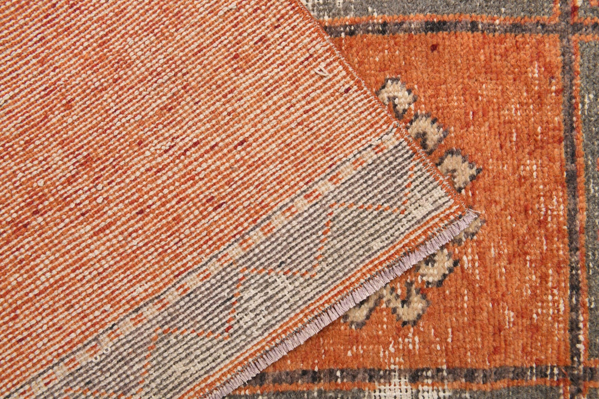 Orange Turkish Runner Rug