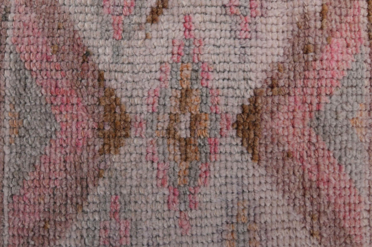 El yapımı vintage yolluk 81x279 cm oryantal desenli yün - farklı açıdan görünüm