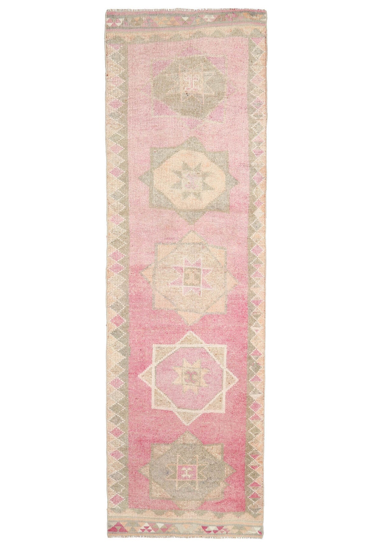 3x12 Vintage Turkish Runner Rug
