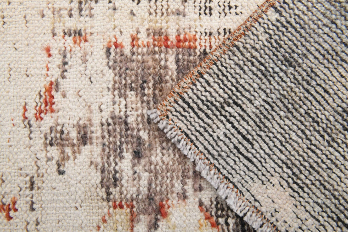 Distressed Oushak Runner Rug