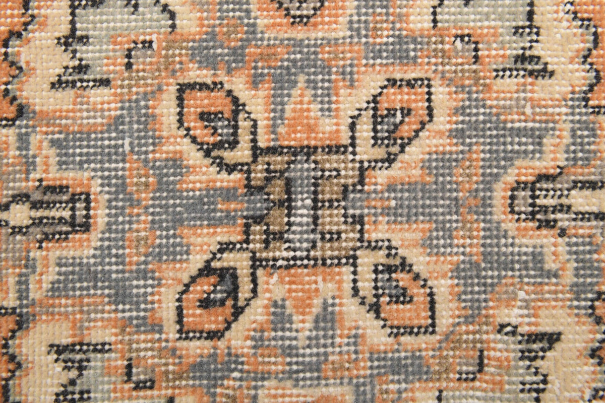 El yapımı vintage yolluk 91x330 cm oryantal desenli yün - farklı açıdan görünüm