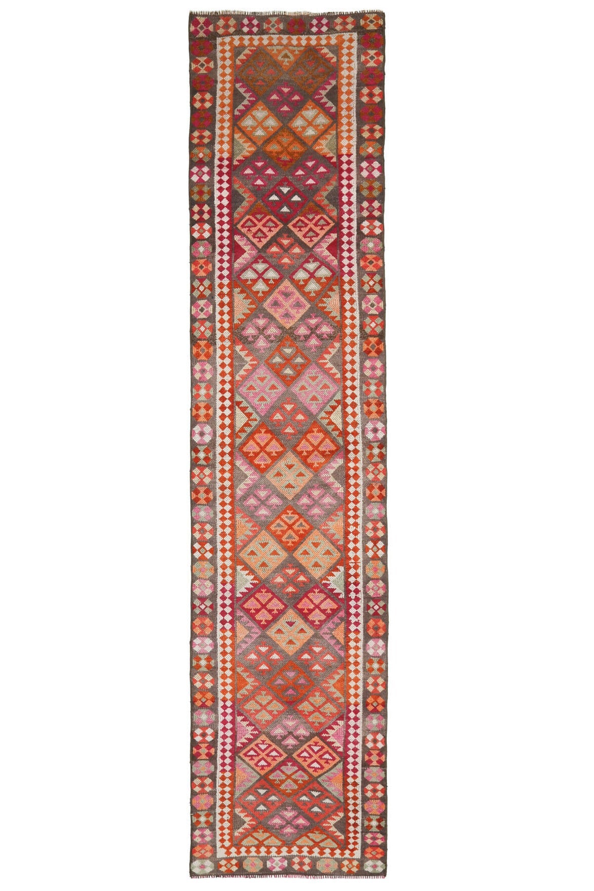 Colorful Vintage Runner Rug
