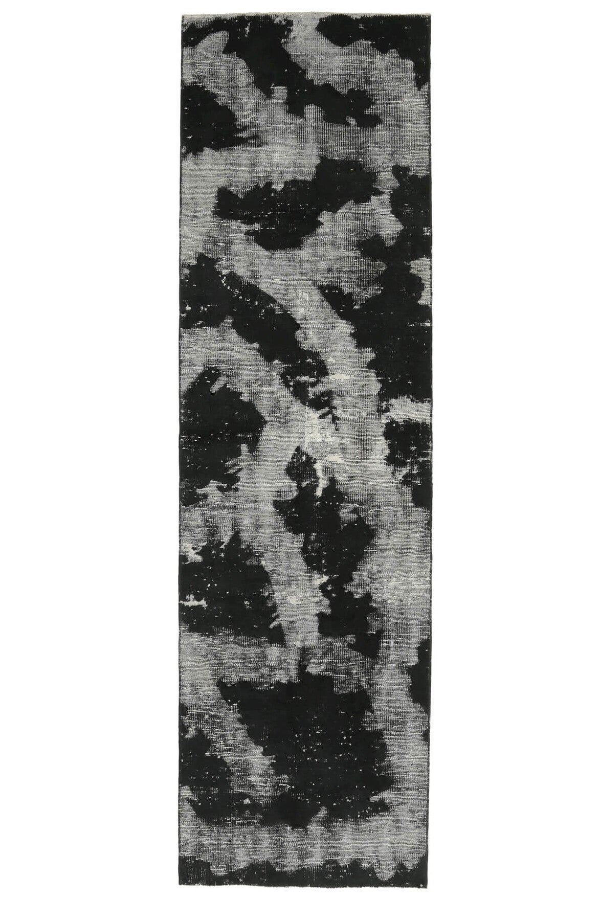 El yapımı vintage yolluk 61x274 cm düz desenli yün