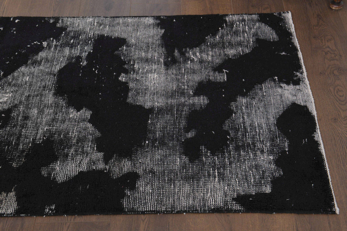 El yapımı vintage yolluk 61x274 cm düz desenli yün - açık alan görünümü