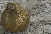 El yapımı vintage yolluk 79x300 cm oryantal desenli yün - detay görünümü