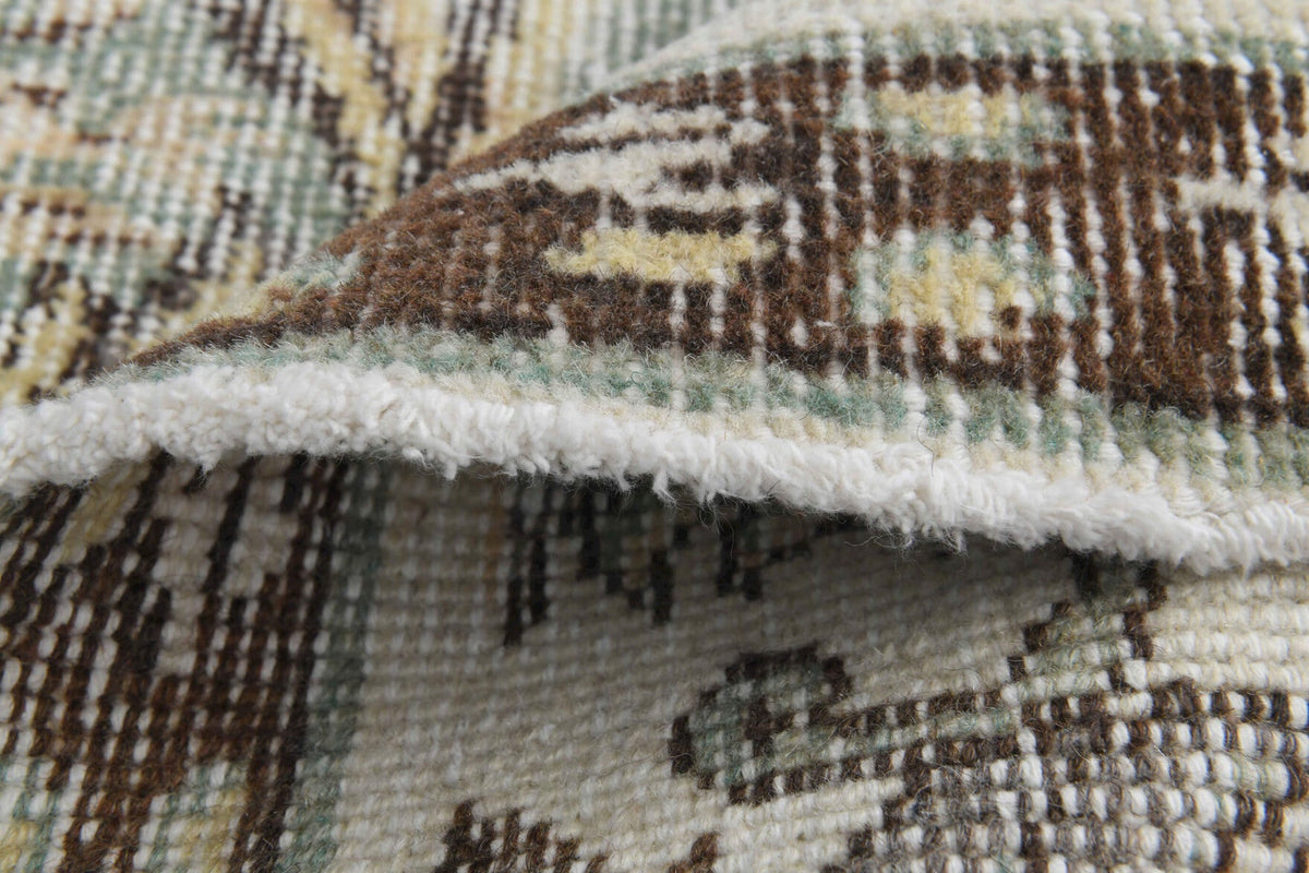 Floral Vintage Oushak Rug Runner