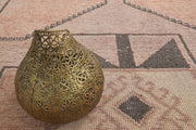 1970'lerden Anadolu kökenli tribal desenli el dokuma vintage yolluk, 116x398 cm
