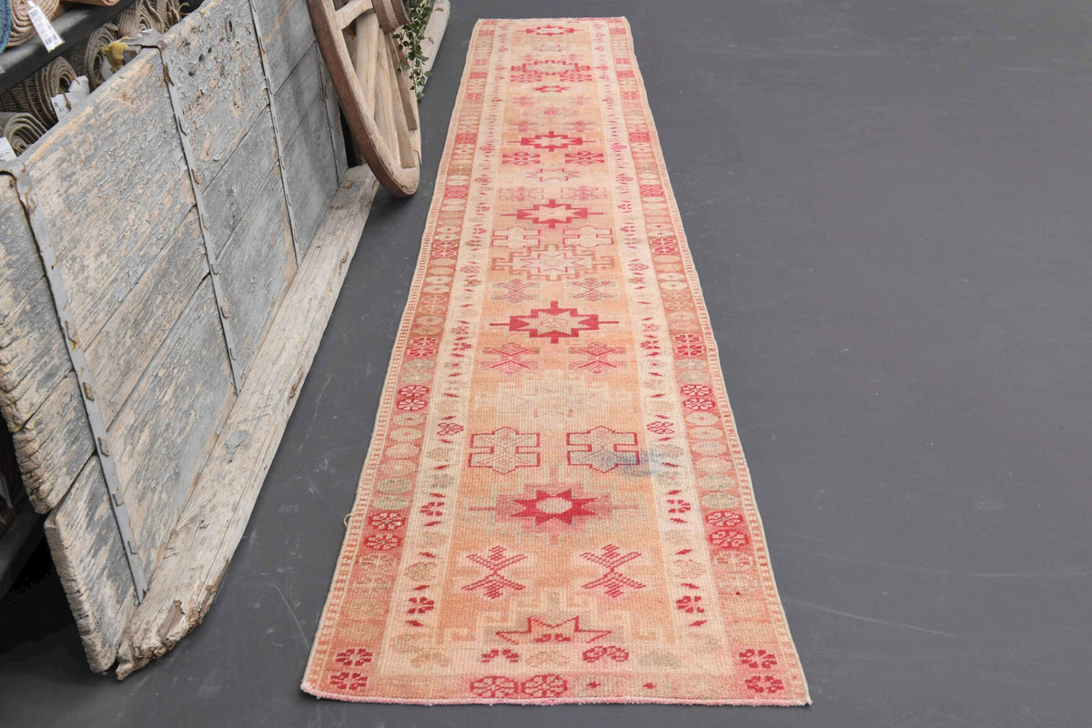 Hand-Knotted Anatolian Vintage Long Runner Rug