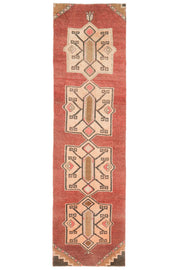 Red Vintage Runner Rug