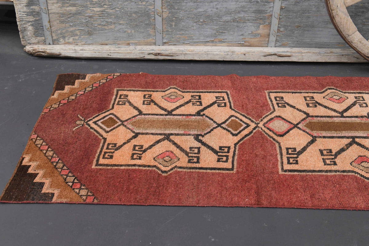 Red Vintage Runner Rug