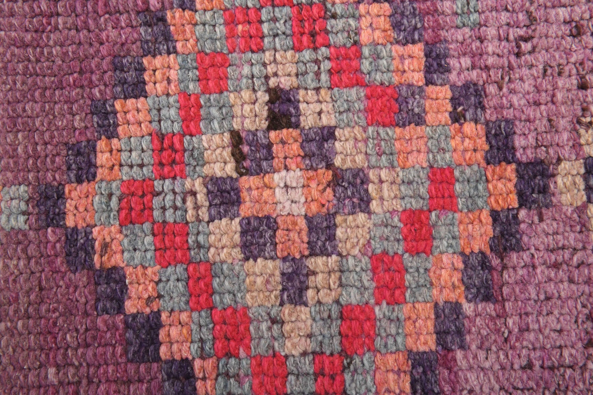 Purple Vintage Anatolian Runner Rug