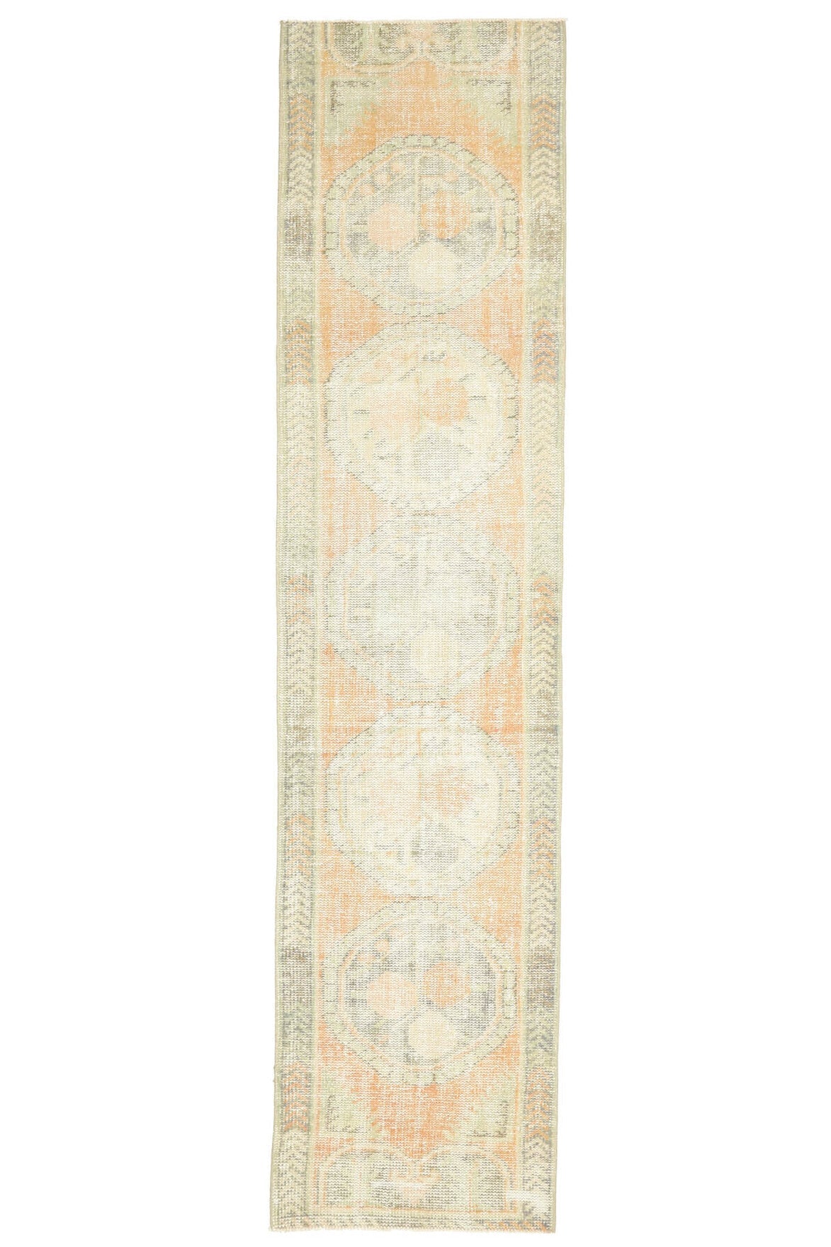 Antique Handmade Anatolian Runner Rug