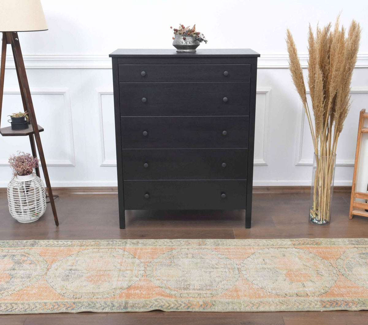Antique Handmade Anatolian Runner Rug