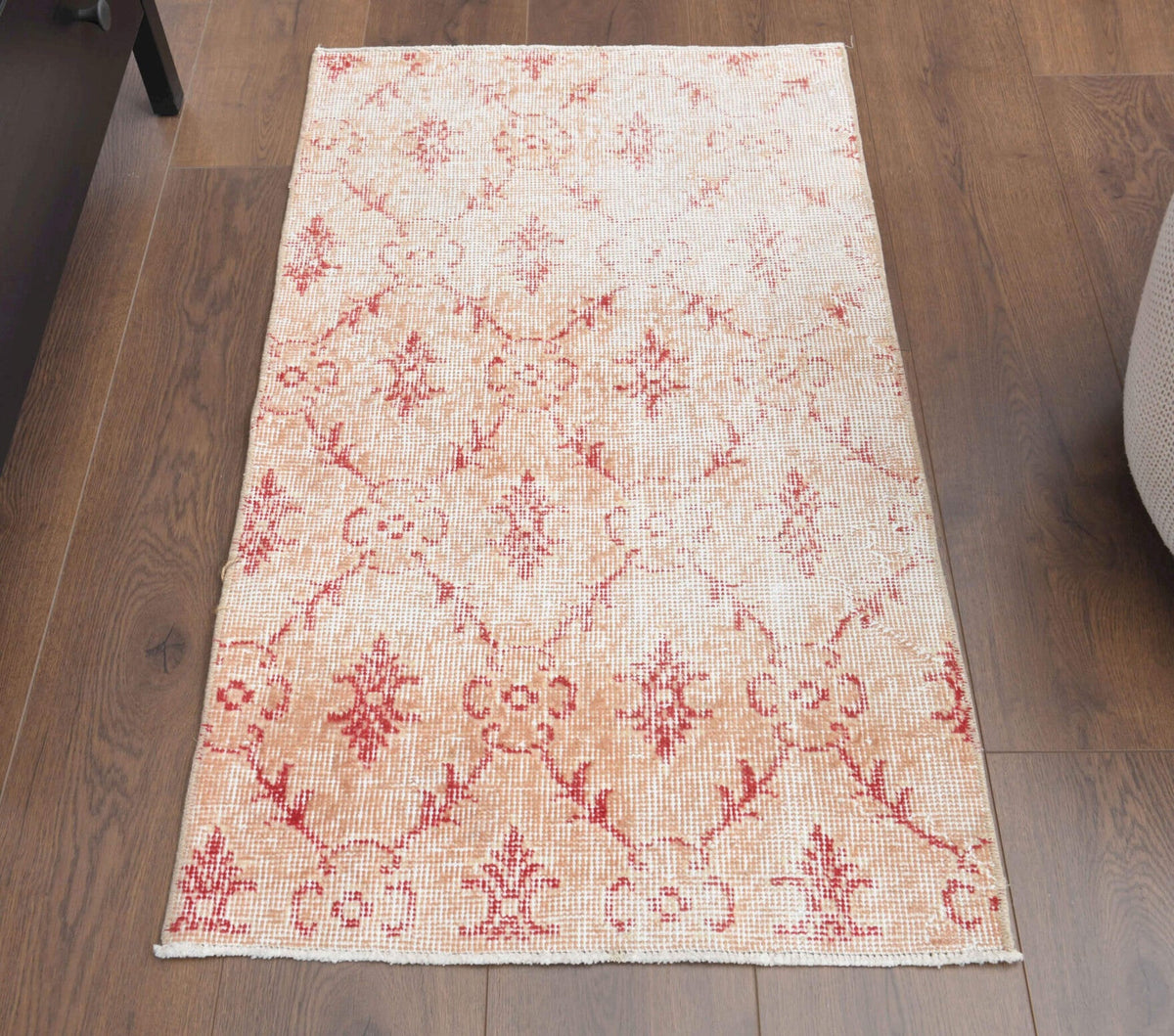 Handmade Vintage Oushak  Mat