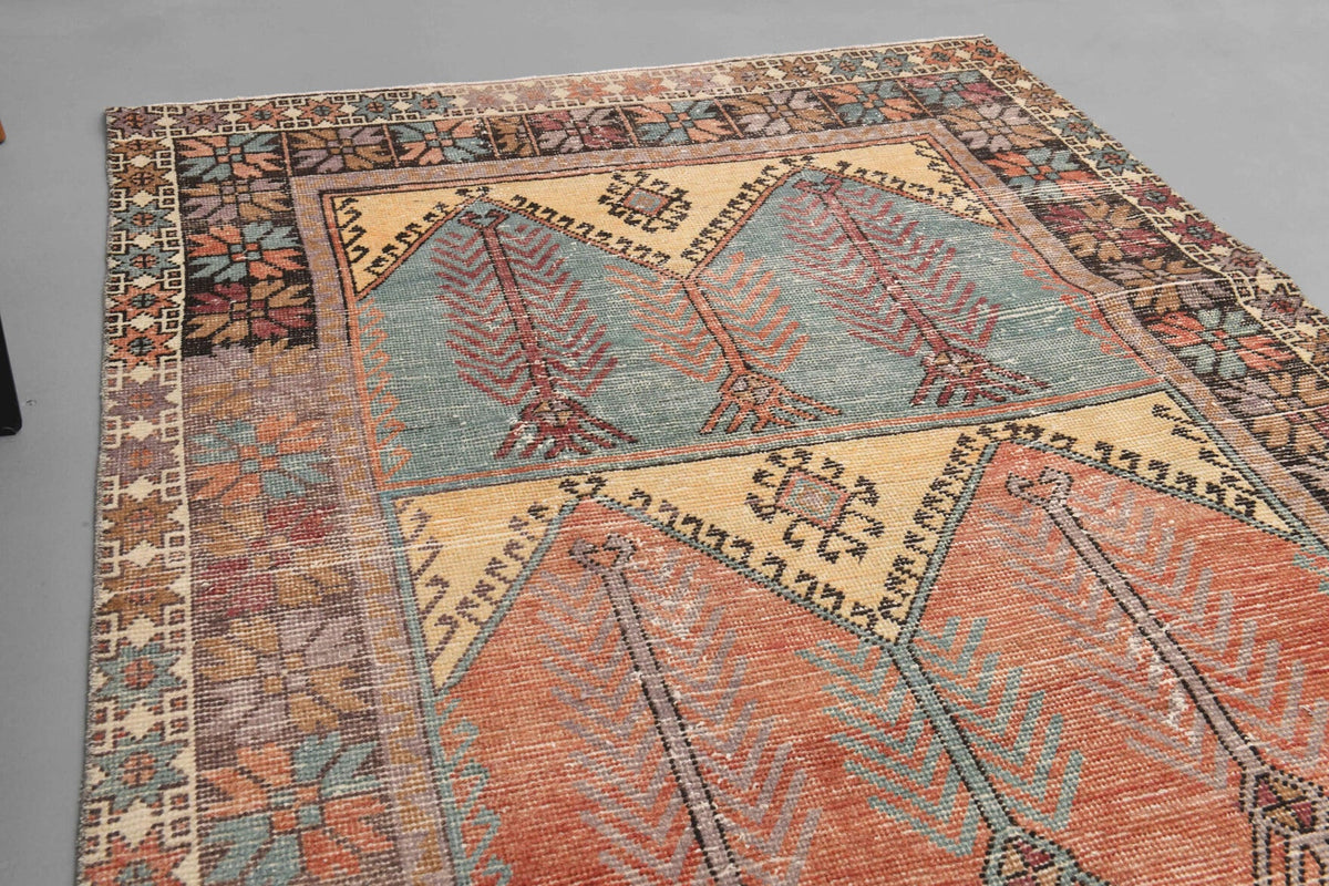 Oushak Wide Runner Rug