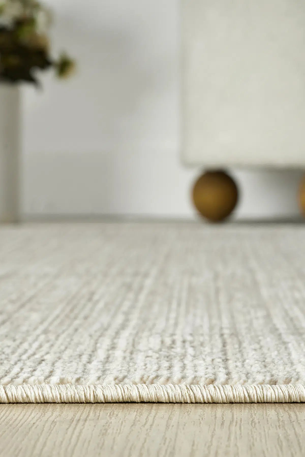 Krem Pastel Çiçekli Vintage Eskitme Halı - 10202KP