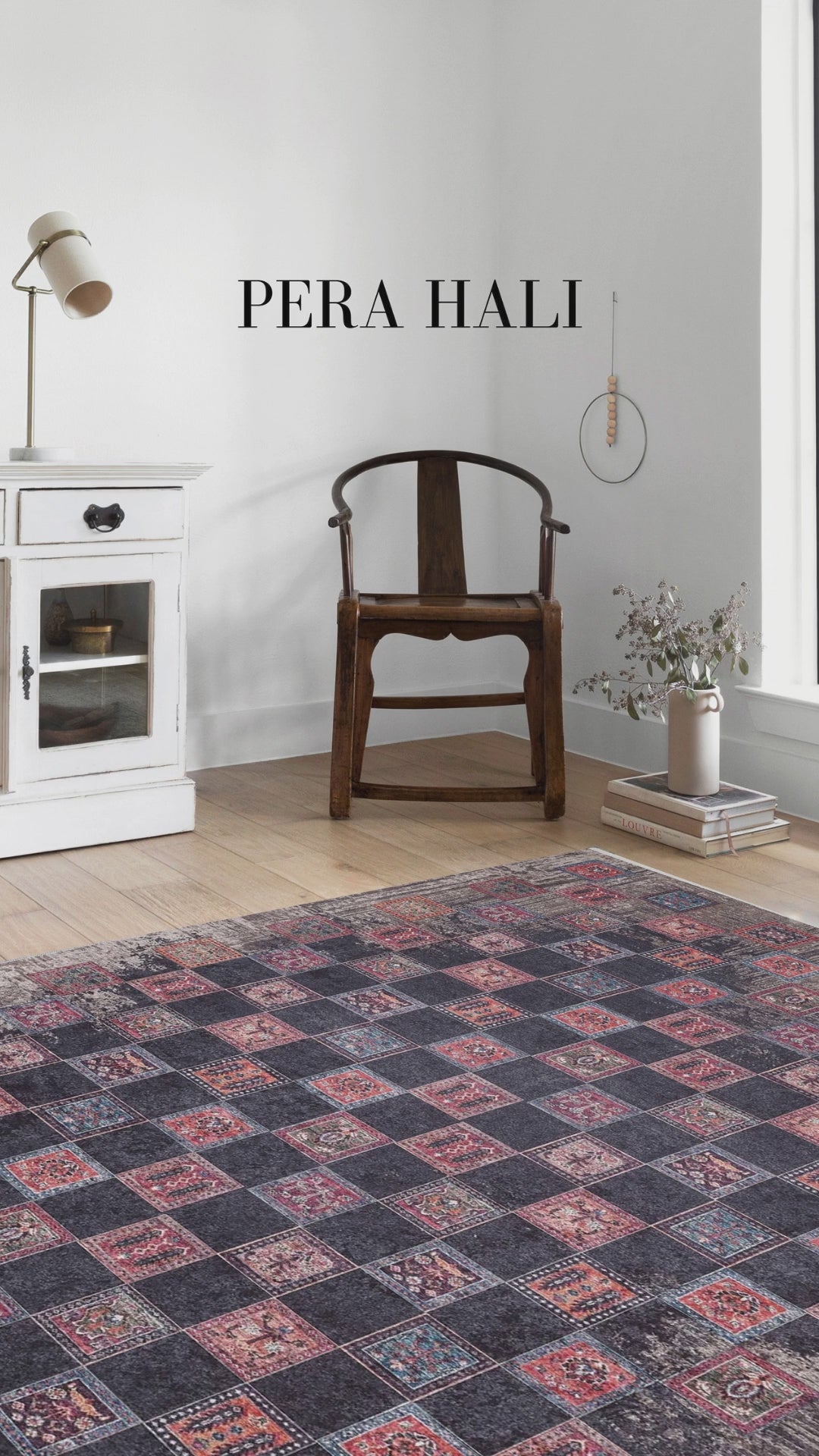 Load video: Distressed Antique Style Rug - SH1572ES