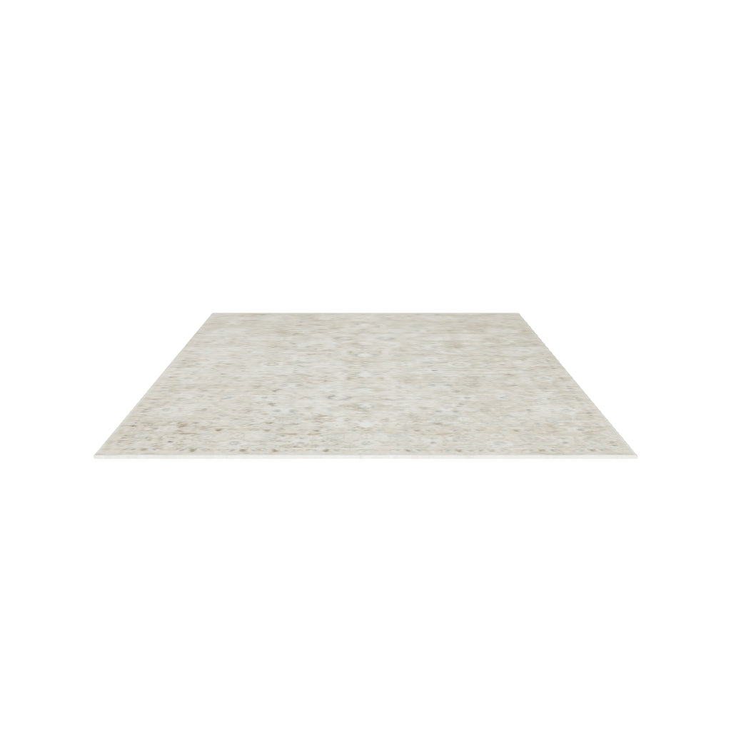 Plain Beige and Coffee Tones Wicker Textured Carpet