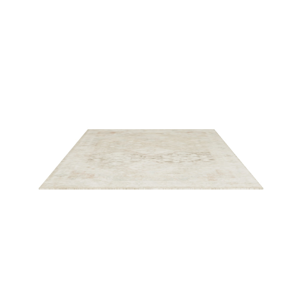 Plain Beige and Coffee Tones Wicker Textured Carpet