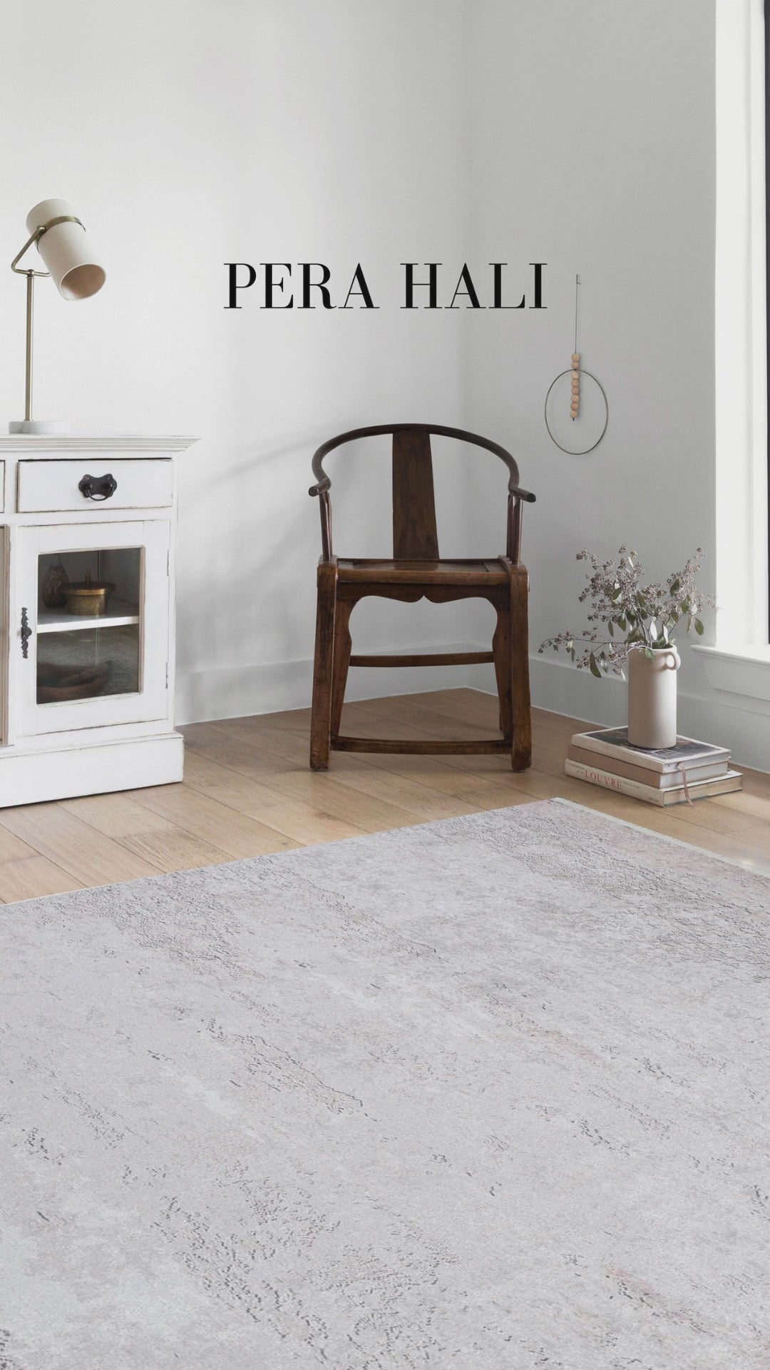Videoyu yükle: Soft Pudra Bej Eskitme Desenli Halı - SH1791PUB