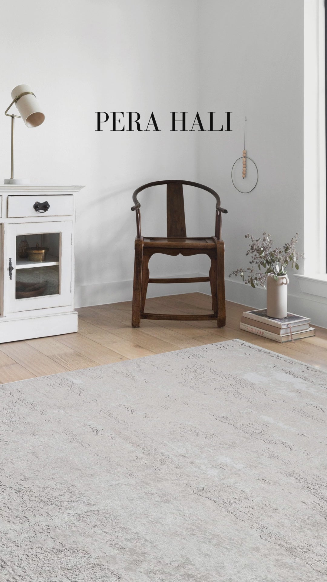 Videoyu yükle: Açık Bej Krem Sade Modern Soft Halı - SH1792BK