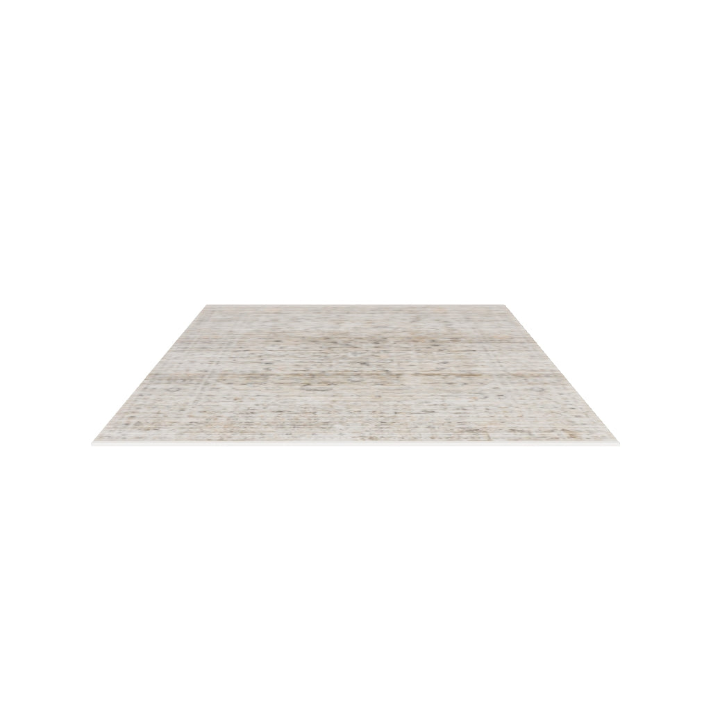 Plain Beige and Coffee Tones Wicker Textured Carpet