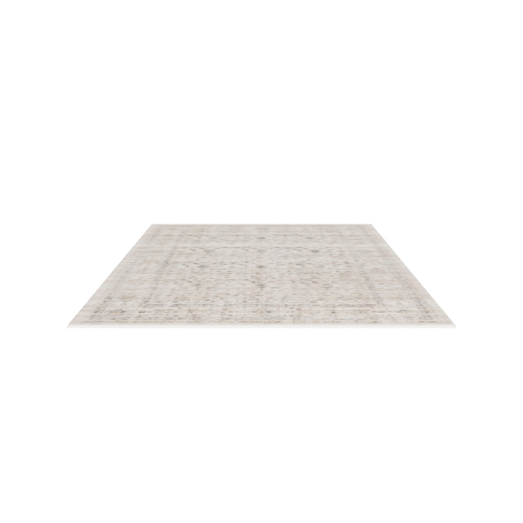 Plain Beige and Coffee Tones Wicker Textured Carpet