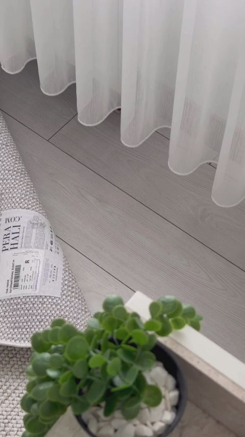 Load video: Cream Beige Bouclé Textured Plain Modern Rug - BK0360KB