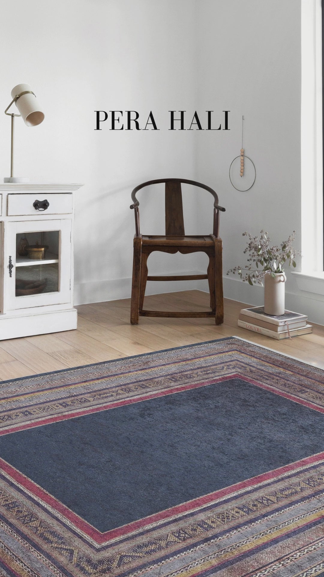 Load video: Multi-Color Geometric Design Rug - SH1981MUL