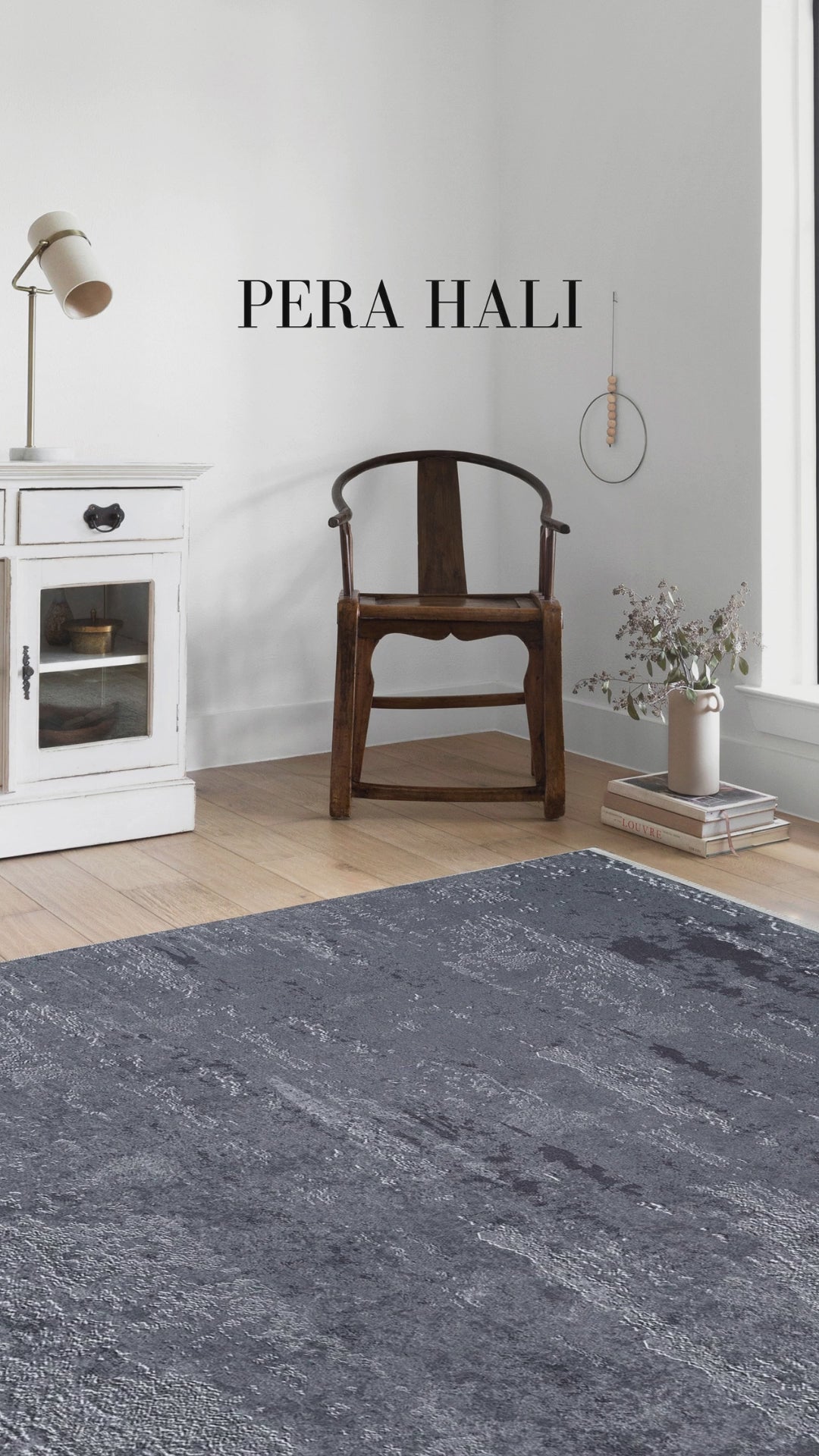 Load video: Pale Pink Cream Beige Geometric Patterned Kilim Rug