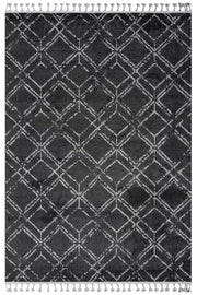 Antrasit Yumuşak Dokulu Modern Peluş Halı - 1006AP