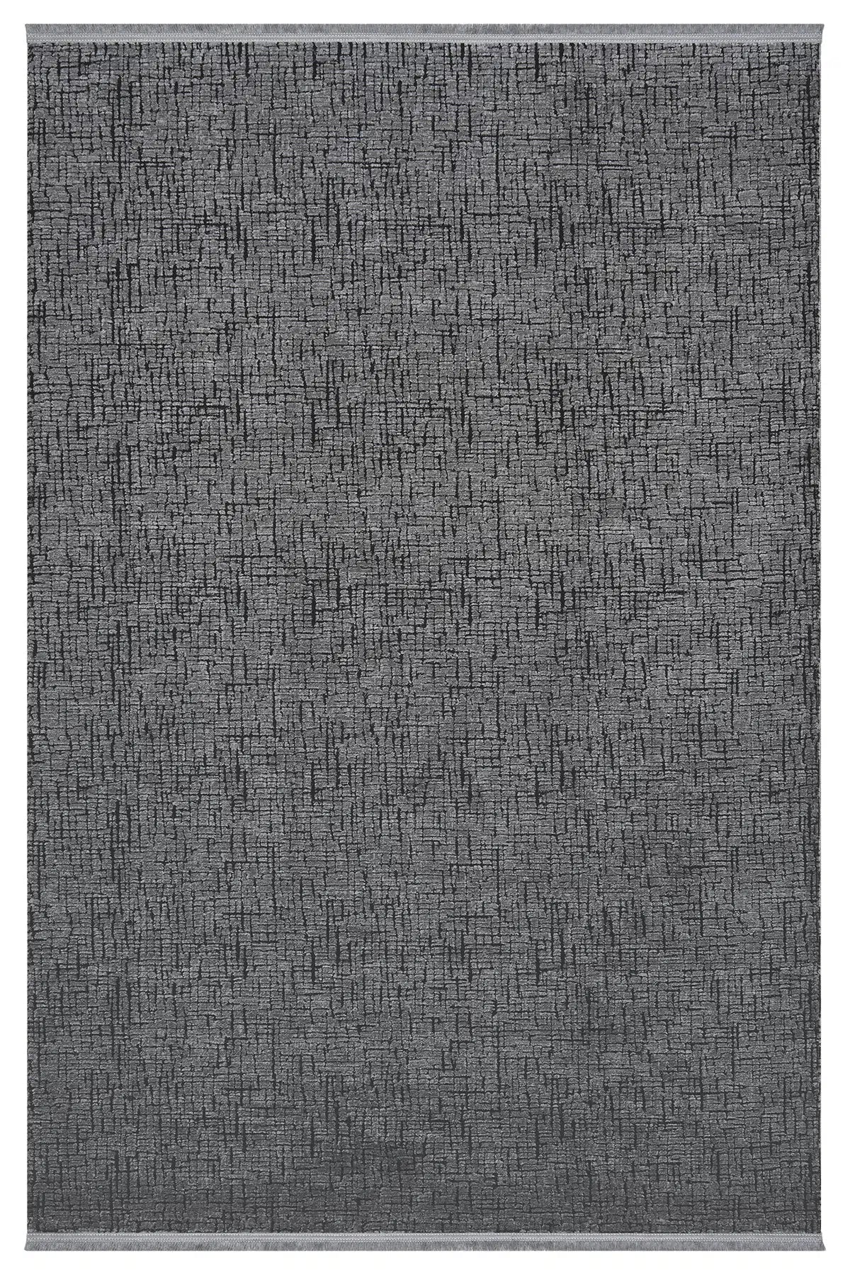 Düz Antrasit Melanj Modern Halı 160x230 cm