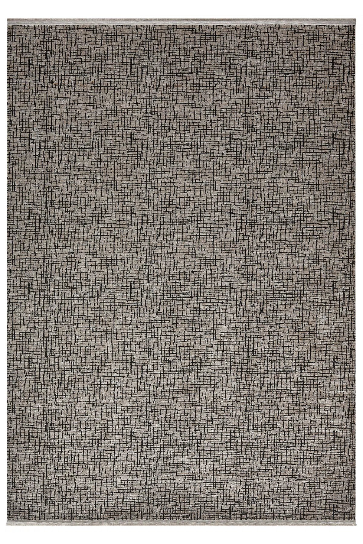 Düz Kahve Dokulu Modern Halı 160x230 cm