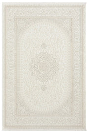 Bej Leke Tutmaz Dokulu Minimal Modern Halı - 12003BS