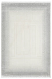 Gri Leke Tutmaz Dokulu Minimal Modern Halı - 12006GS