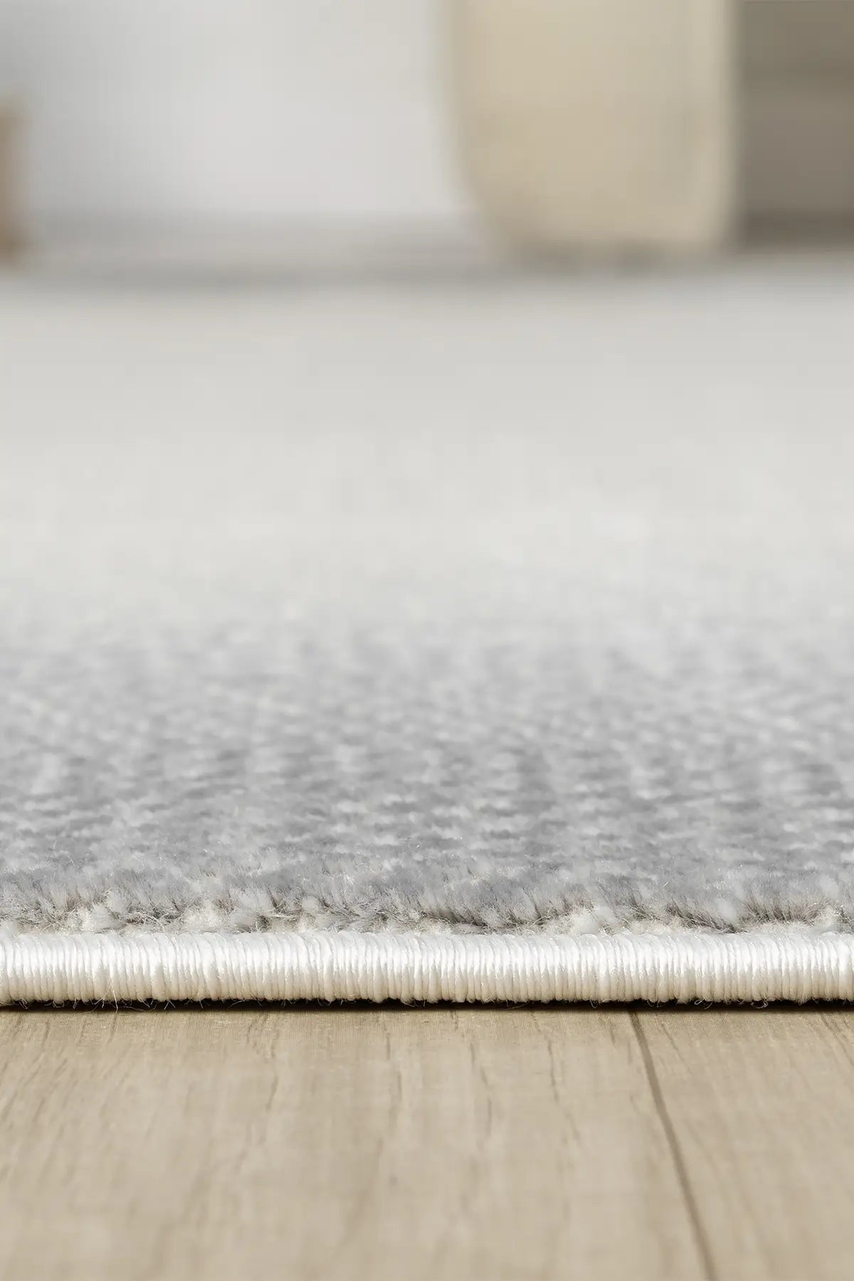Gri Leke Tutmaz Dokulu Minimal Modern Halı - 12006GS