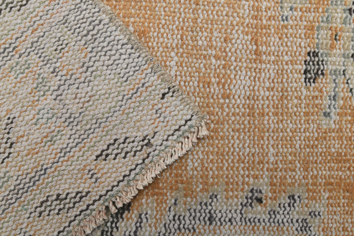 El yapımı vintage yolluk 79x269 cm oryantal desenli yün - mekan görünümü
