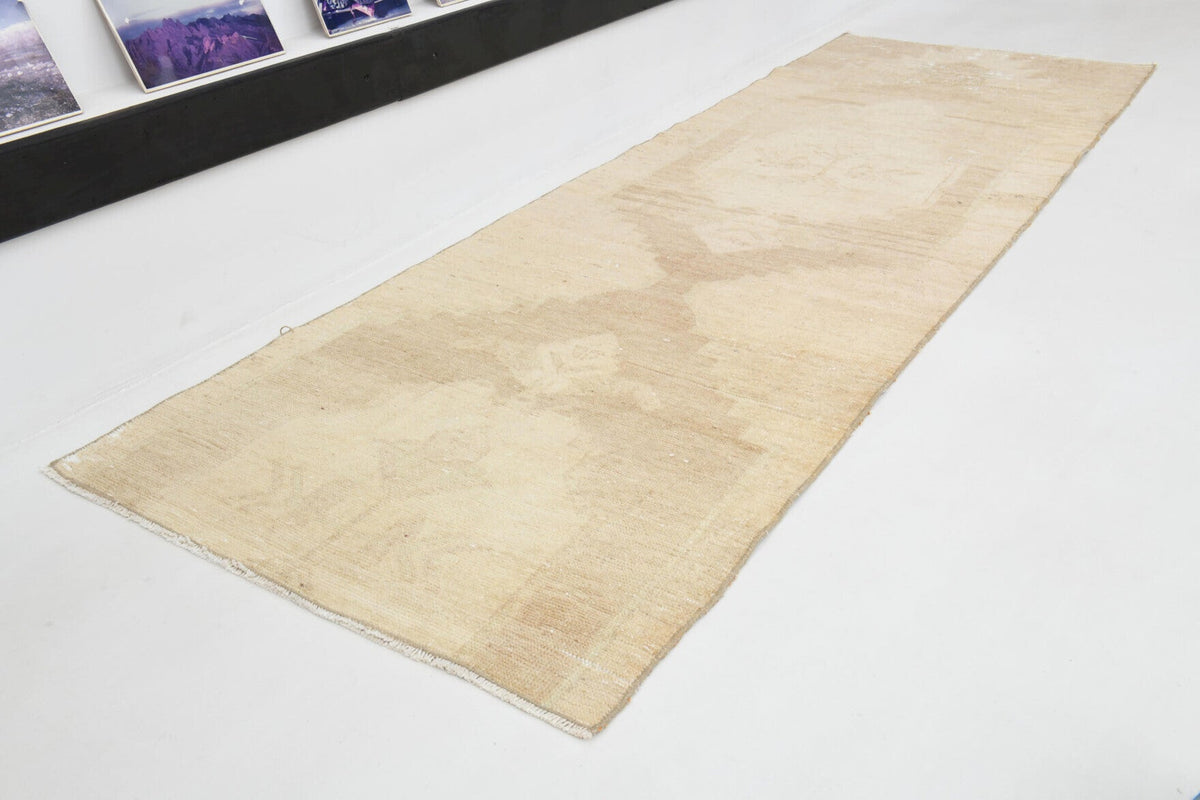 El yapımı vintage yolluk 81x254 cm oryantal desenli yün - farklı açıdan görünüm