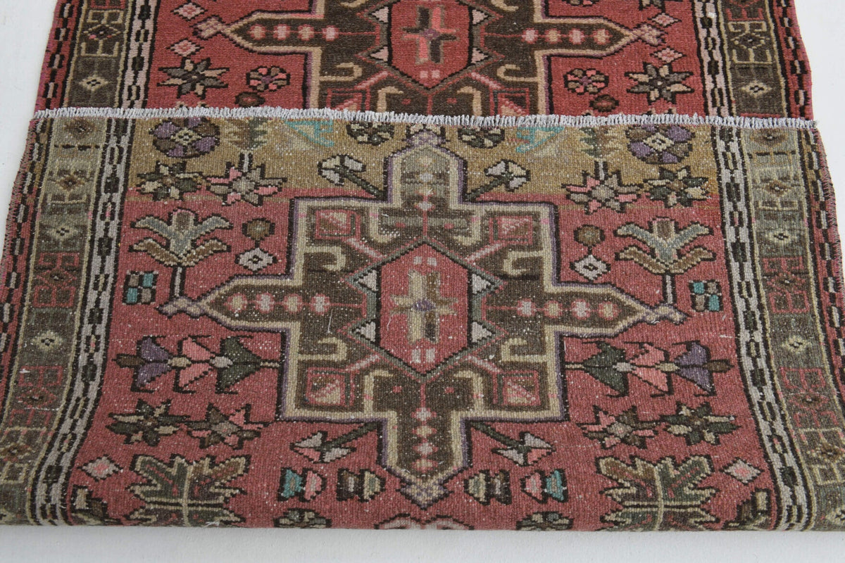 Persian Handwoven Vintage Runner Rug