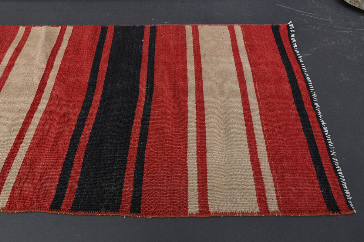 Long &  Narrow - Turkish Kilim Runner Rug