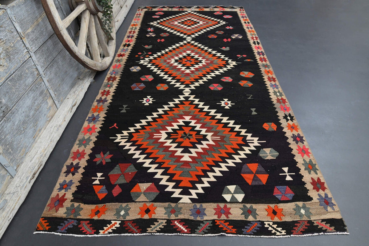 Vintage Flatweave Wide Runner