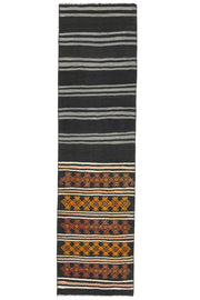 1970s Flatweave Kilim Runner Rug