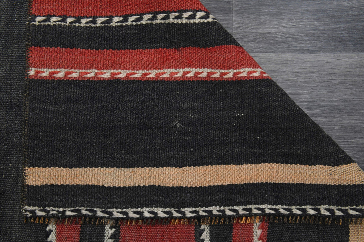 El yapımı vintage yolluk 86x318 cm oryantal desenli yün - farklı açıdan görünüm